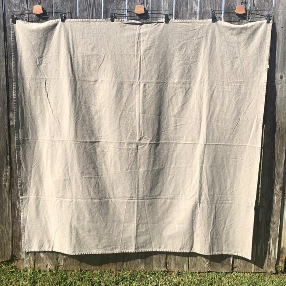 Garnier Thiebaut France Jacquard Tablecloth Neutral Luxury Rectangle 60x64 NWOT - Picture 5 of 7